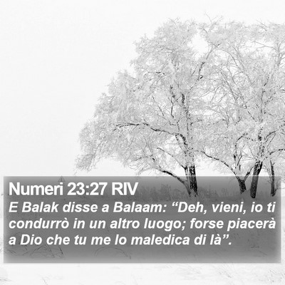 Numeri 23:27 RIV Bible Verse Image