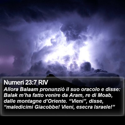 Numeri 23:7 RIV Bible Verse Image