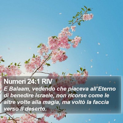 Numeri 24:1 RIV Bible Verse Image