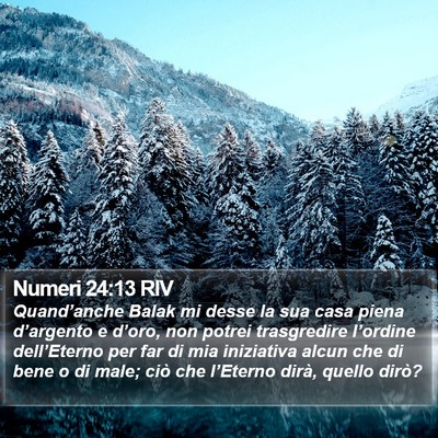 Numeri 24:13 RIV Bible Verse Image