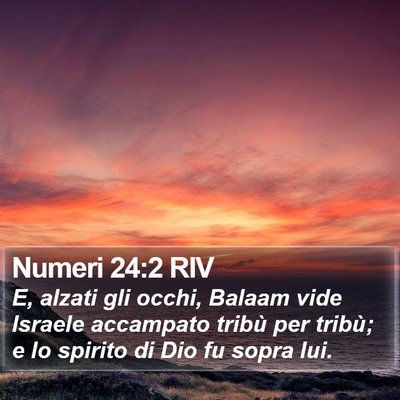 Numeri 24:2 RIV Bible Verse Image