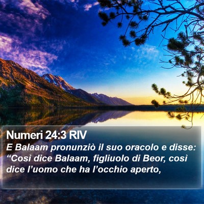 Numeri 24:3 RIV Bible Verse Image