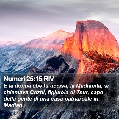 Numeri 25:15 RIV Bible Verse Image