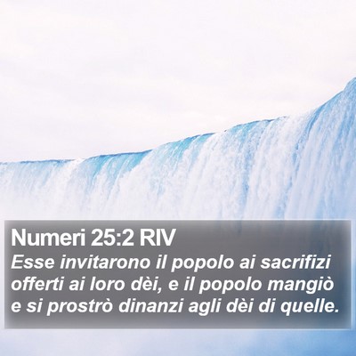 Numeri 25:2 RIV Bible Verse Image