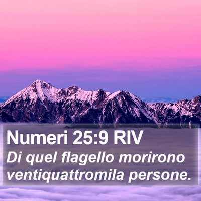 Numeri 25:9 RIV Bible Verse Image