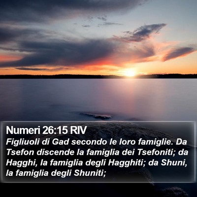 Numeri 26:15 RIV Bible Verse Image