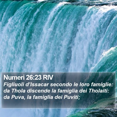 Numeri 26:23 RIV Bible Verse Image