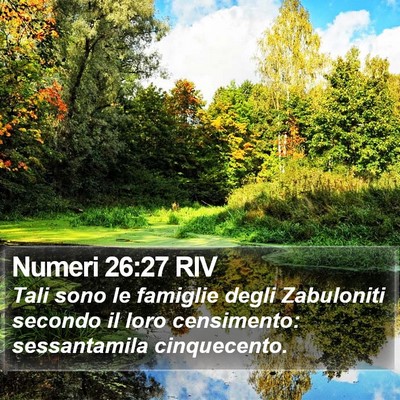 Numeri 26:27 RIV Bible Verse Image
