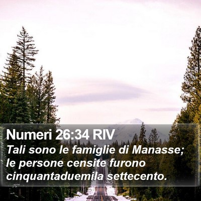 Numeri 26:34 RIV Bible Verse Image