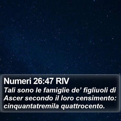 Numeri 26:47 RIV Bible Verse Image