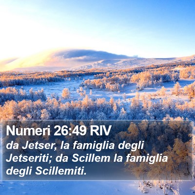 Numeri 26:49 RIV Bible Verse Image