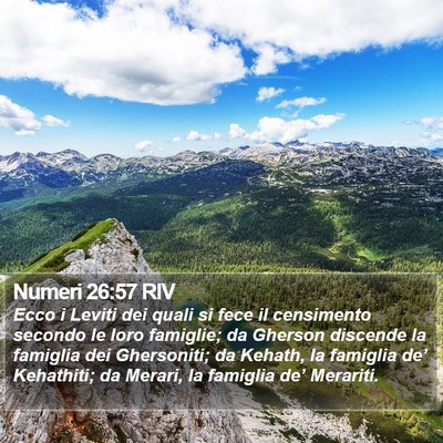 Numeri 26:57 RIV Bible Verse Image