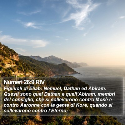 Numeri 26:9 RIV Bible Verse Image