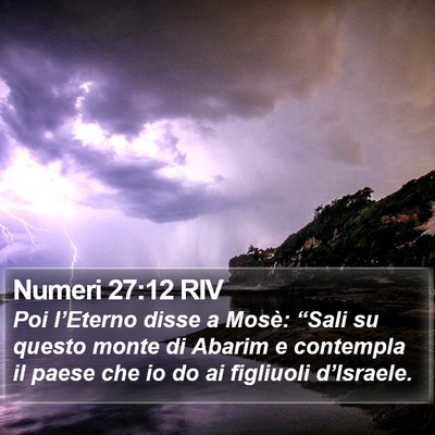 Numeri 27:12 RIV Bible Verse Image