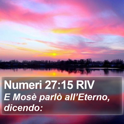 Numeri 27:15 RIV Bible Verse Image