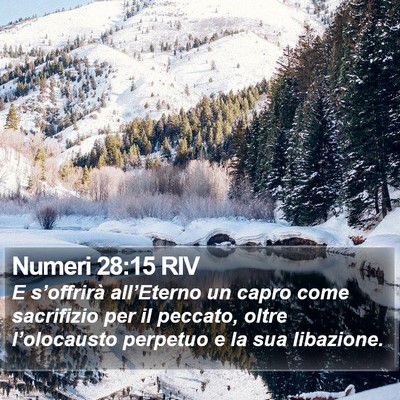 Numeri 28:15 RIV Bible Verse Image