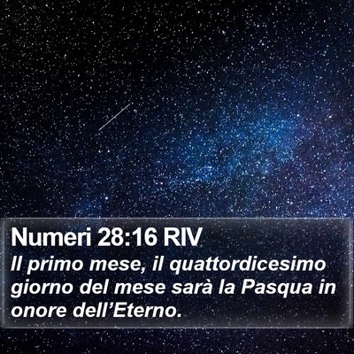 Numeri 28:16 RIV Bible Verse Image