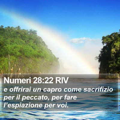 Numeri 28:22 RIV Bible Verse Image