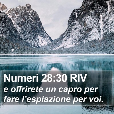 Numeri 28:30 RIV Bible Verse Image