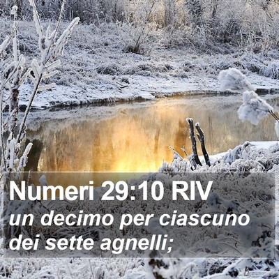 Numeri 29:10 RIV Bible Verse Image