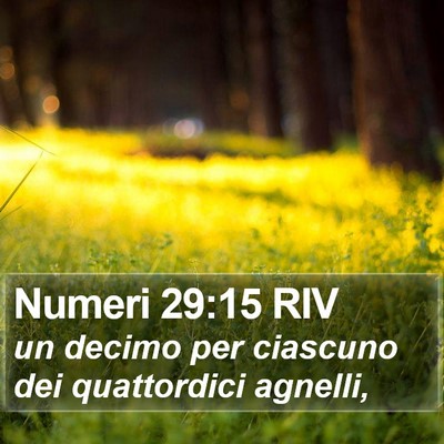 Numeri 29:15 RIV Bible Verse Image