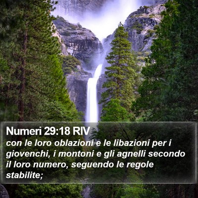 Numeri 29:18 RIV Bible Verse Image