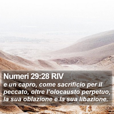 Numeri 29:28 RIV Bible Verse Image