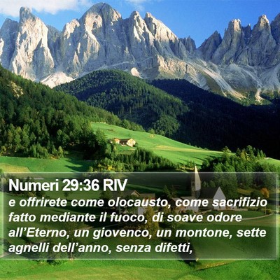 Numeri 29:36 RIV Bible Verse Image