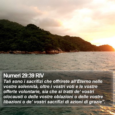 Numeri 29:39 RIV Bible Verse Image