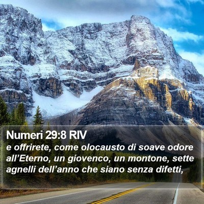 Numeri 29:8 RIV Bible Verse Image