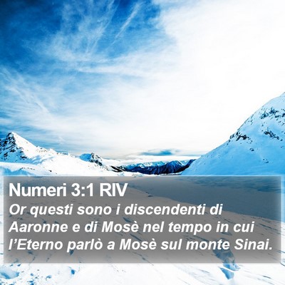 Numeri 3:1 RIV Bible Verse Image