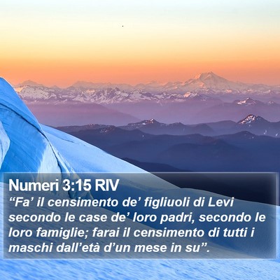 Numeri 3:15 RIV Bible Verse Image