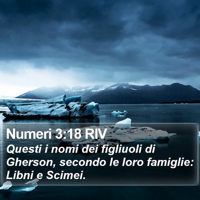 Numeri 3:18 RIV Bible Verse Image