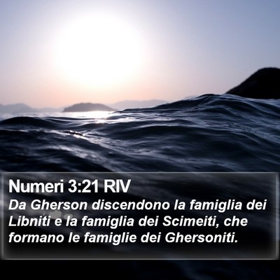 Numeri 3:21 RIV Bible Verse Image