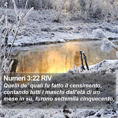 Numeri 3:22 RIV Bible Verse Image
