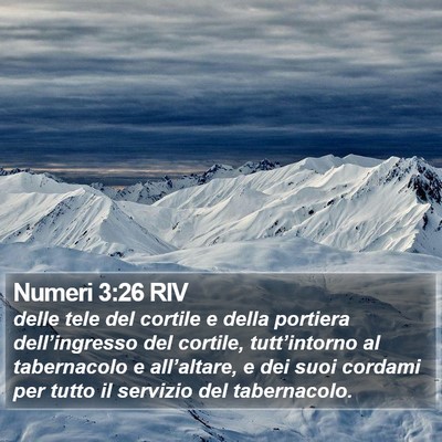 Numeri 3:26 RIV Bible Verse Image