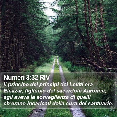 Numeri 3:32 RIV Bible Verse Image