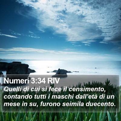 Numeri 3:34 RIV Bible Verse Image