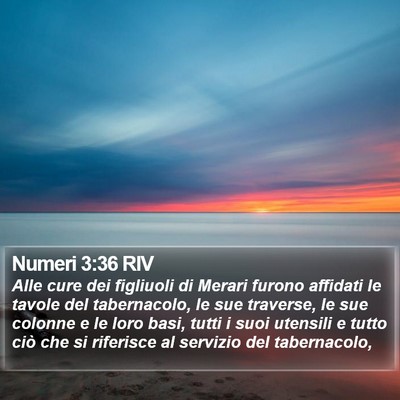 Numeri 3:36 RIV Bible Verse Image