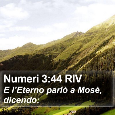 Numeri 3:44 RIV Bible Verse Image