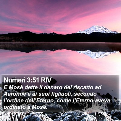 Numeri 3:51 RIV Bible Verse Image