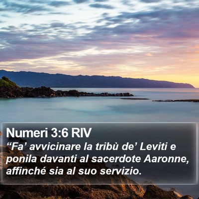 Numeri 3:6 RIV Bible Verse Image