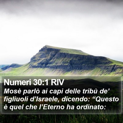 Numeri 30:1 RIV Bible Verse Image