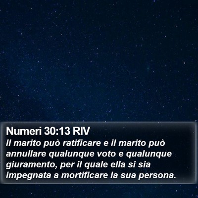 Numeri 30:13 RIV Bible Verse Image