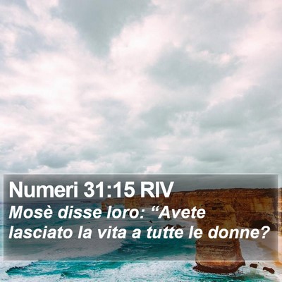 Numeri 31:15 RIV Bible Verse Image