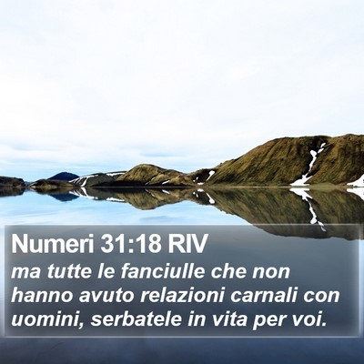 Numeri 31:18 RIV Bible Verse Image