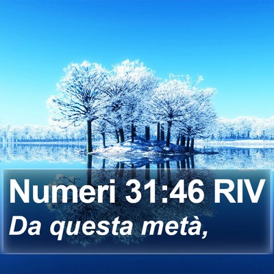 Numeri 31:46 RIV Bible Verse Image