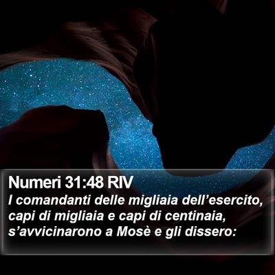 Numeri 31:48 RIV Bible Verse Image