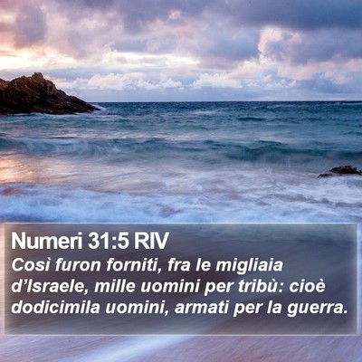 Numeri 31:5 RIV Bible Verse Image