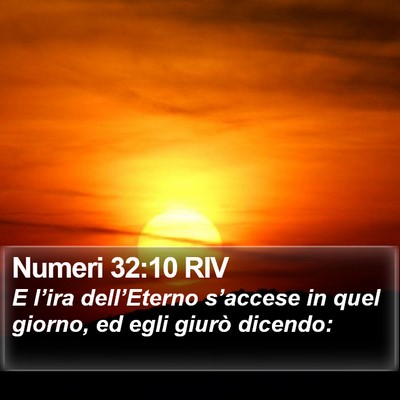 Numeri 32:10 RIV Bible Verse Image